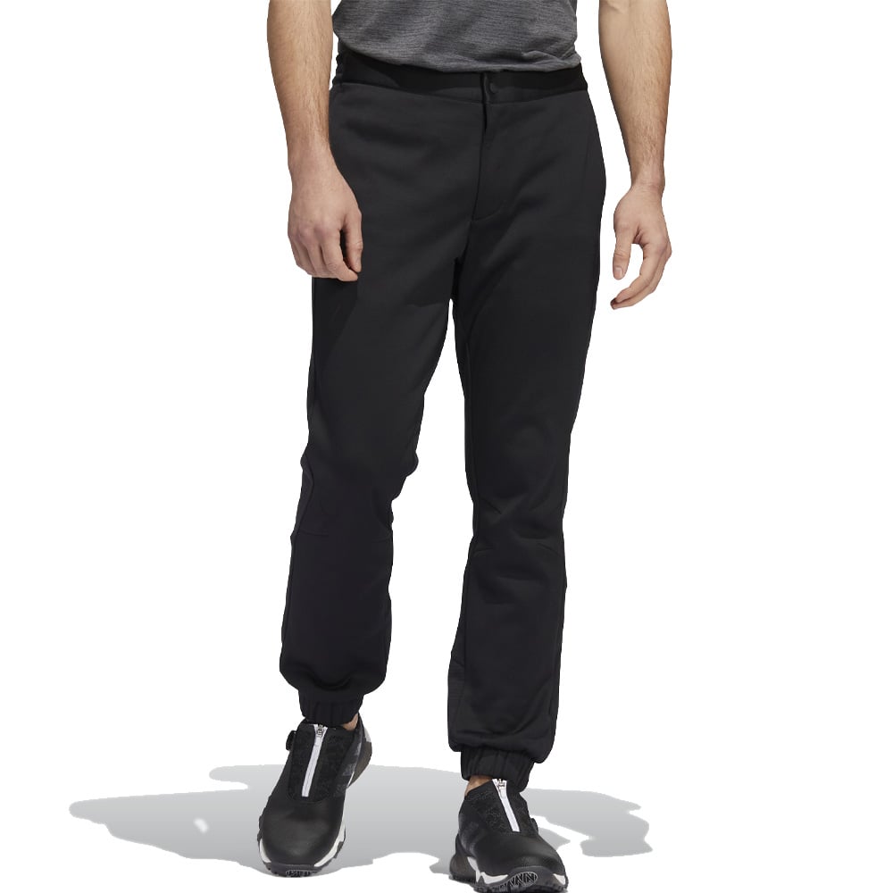 Plain black adidas joggers deals