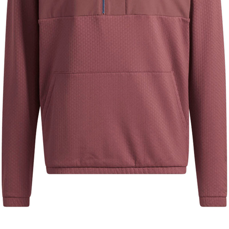 Adidas Fleece Anorak - Quiet Crimson