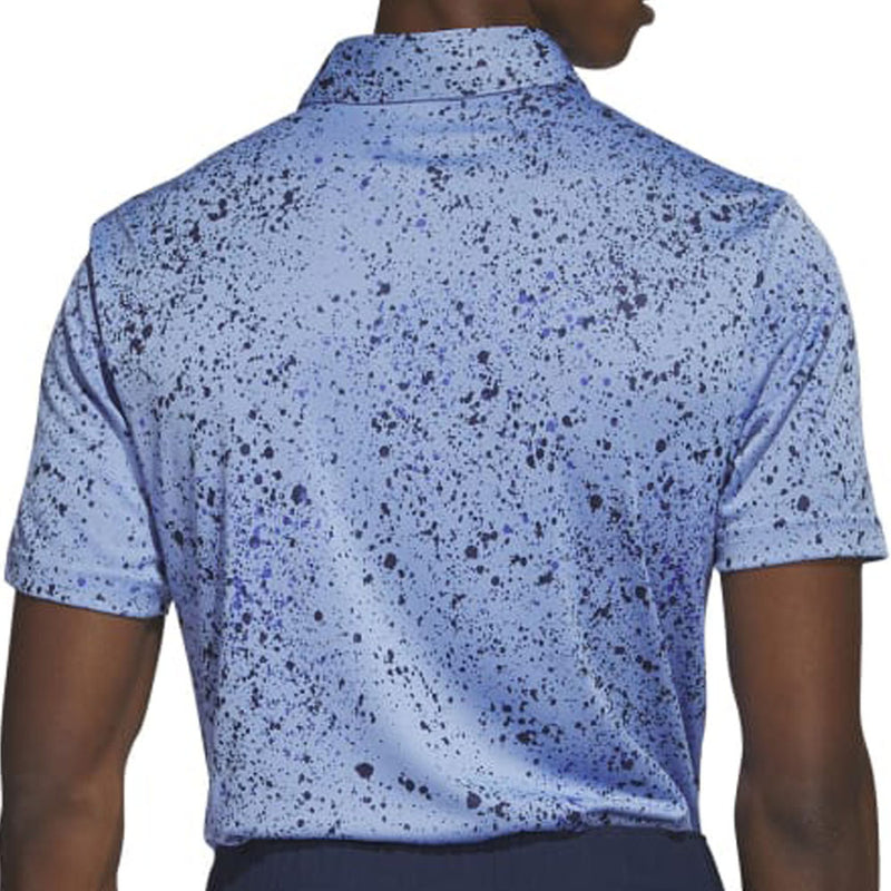 adidas Jacquard Polo Shirt - Blue Fusion/Collegiate Navy/Lucid Blue