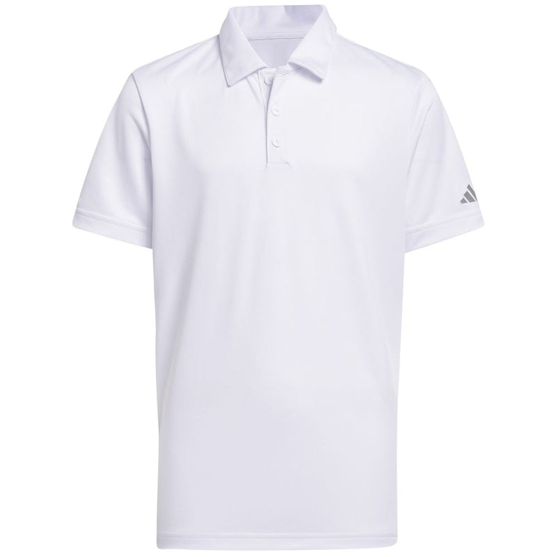 adidas Junior Boys Performance Polo Shirt - White