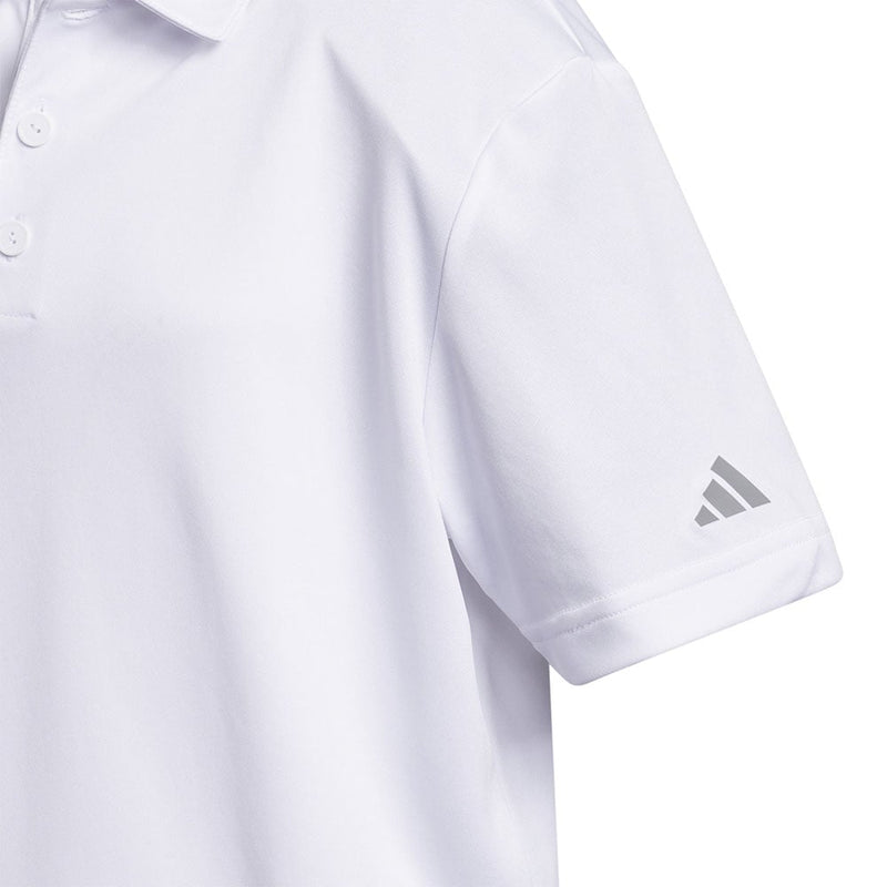 adidas Junior Boys Performance Polo Shirt - White