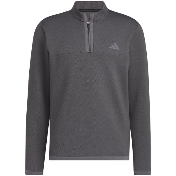 adidas Microdot 1/4 Zip Pullover - Black/White