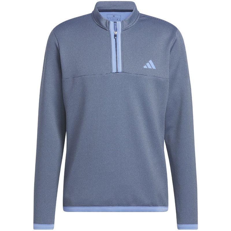 adidas Microdot 1/4 Zip Pullover - Collegiate Navy/Blue Fusion