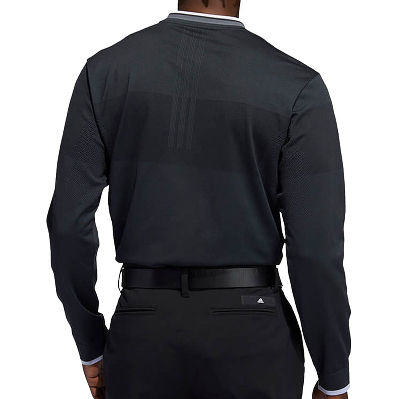 adidas Primeknit Long Sleeve Shirt - Carbon/Black