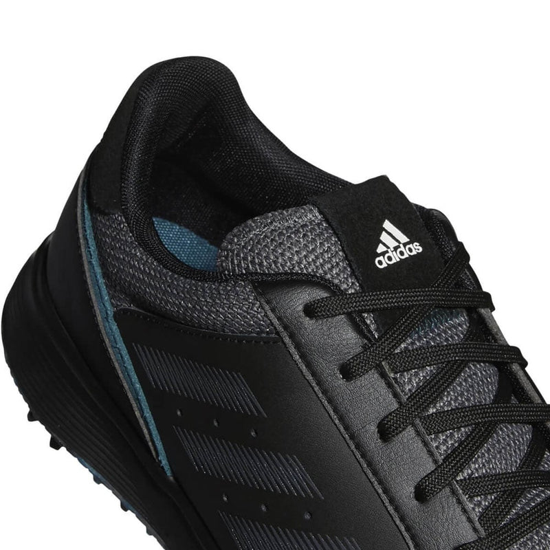 adidas S2G Spiked Leather Waterproof Shoes - Black/Grey/Teal