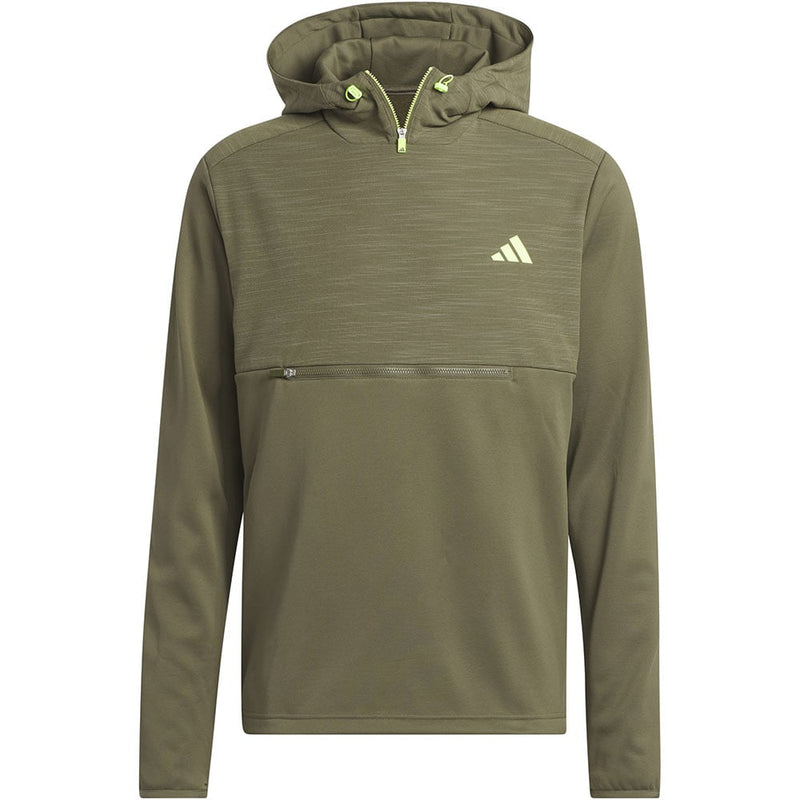 adidas Hooded Texture Anorak - Olive Strata