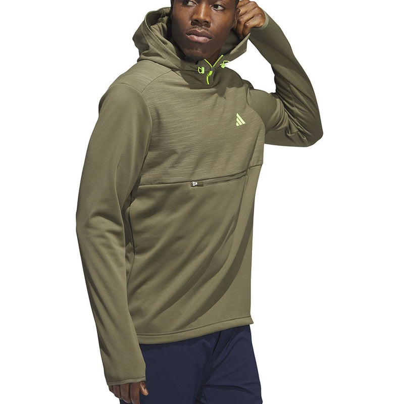 adidas Hooded Texture Anorak - Olive Strata