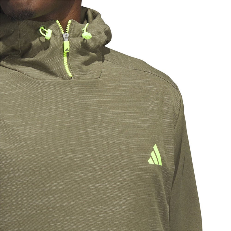 adidas Hooded Texture Anorak - Olive Strata