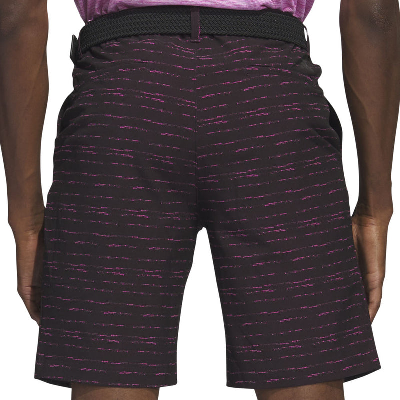 adidas Textured Shorts - Black/Lucid Fuchsia