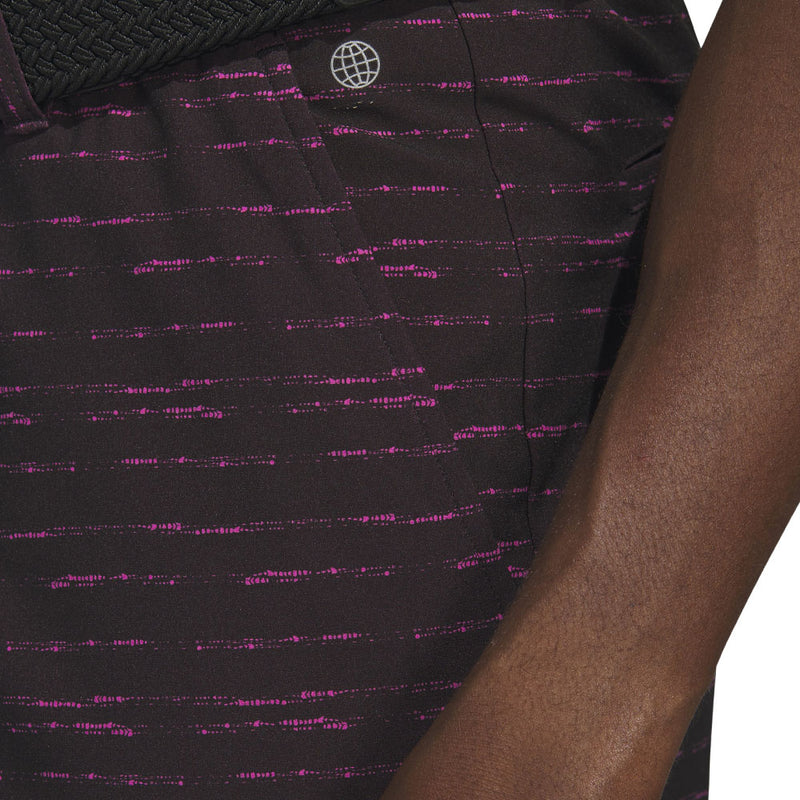 adidas Textured Shorts - Black/Lucid Fuchsia