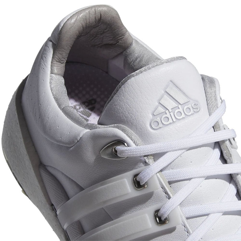 adidas Tour360 '22 Spiked Waterproof Shoes - White/Silver Metallic