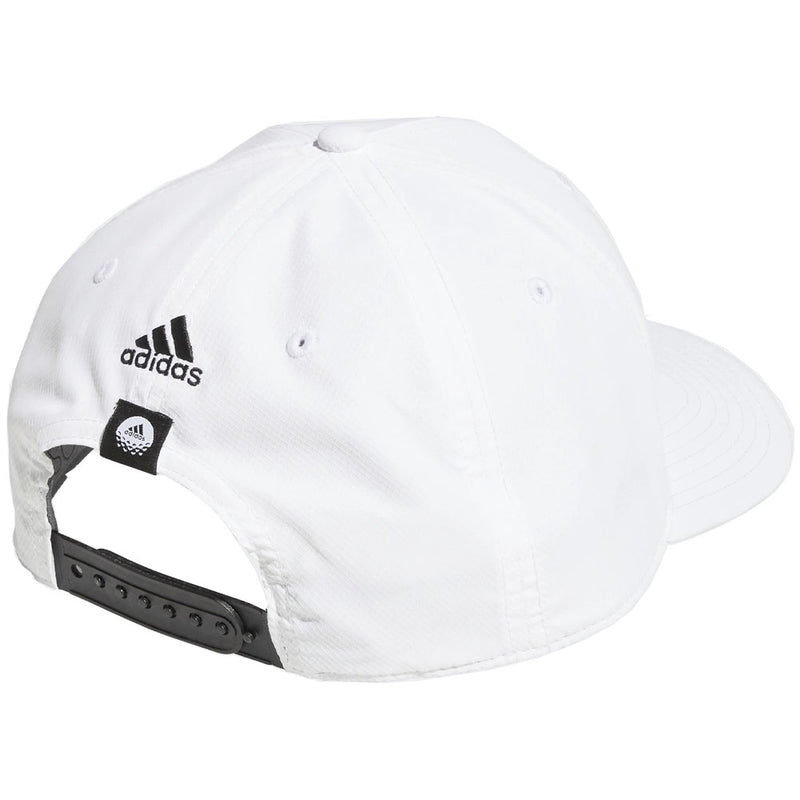 adidas Tour 3 Stripe Cap - White/Black