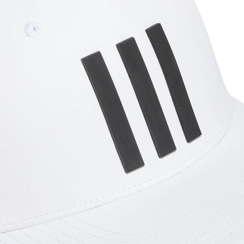 adidas Tour 3 Stripe Cap - White/Black