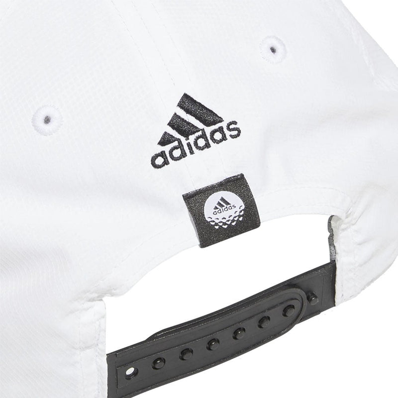 adidas Tour 3 Stripe Cap - White/Black