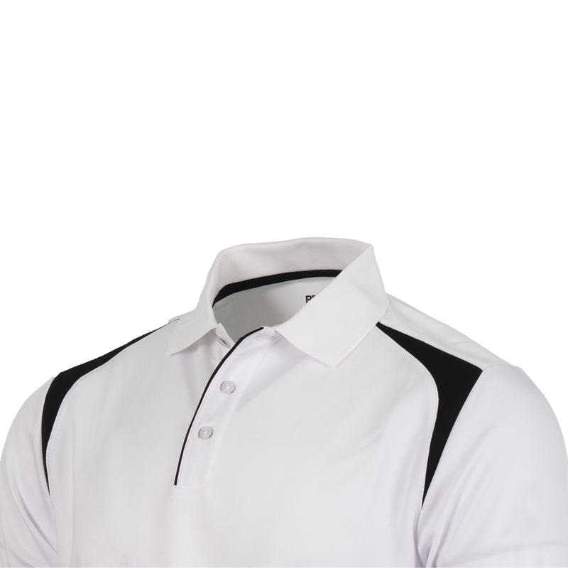 ProQuip Technical Panel Golf Polo Shirt - White