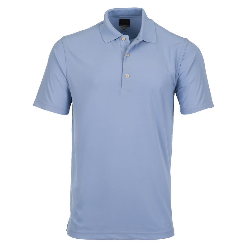 Greg Norman By ProQuip Performance Micro Pique Polo Shirt - Blue Stream