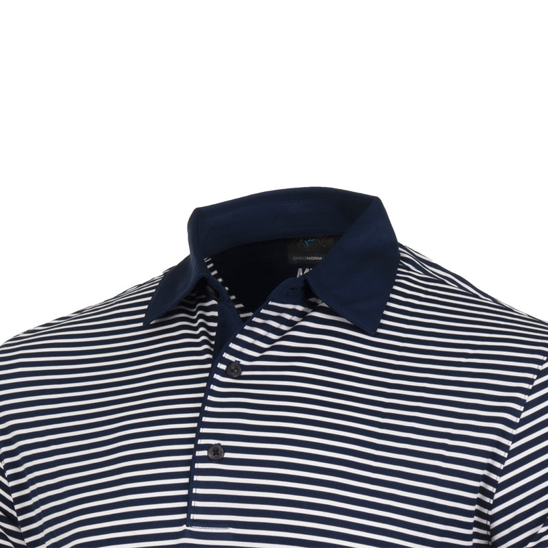 Greg Norman Bar Stripe Polo Shirt - Navy