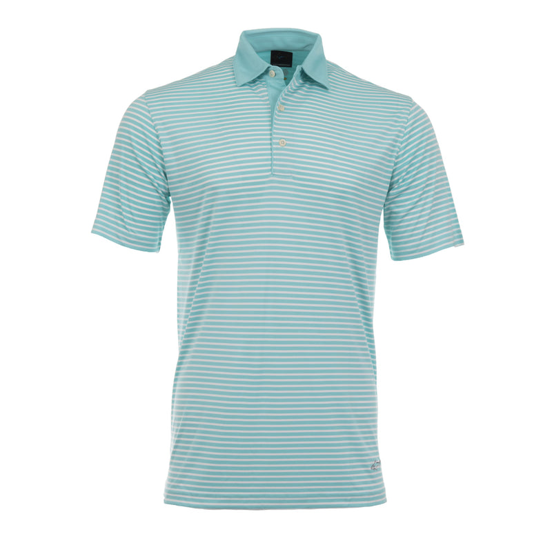 Greg Norman Bar Stripe Polo Shirt - Cool Mint