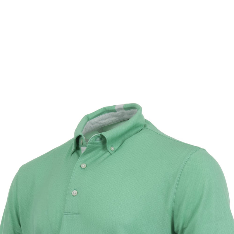 Greg Norman Weatherknit Seaside Polo Shirt - Seagreen