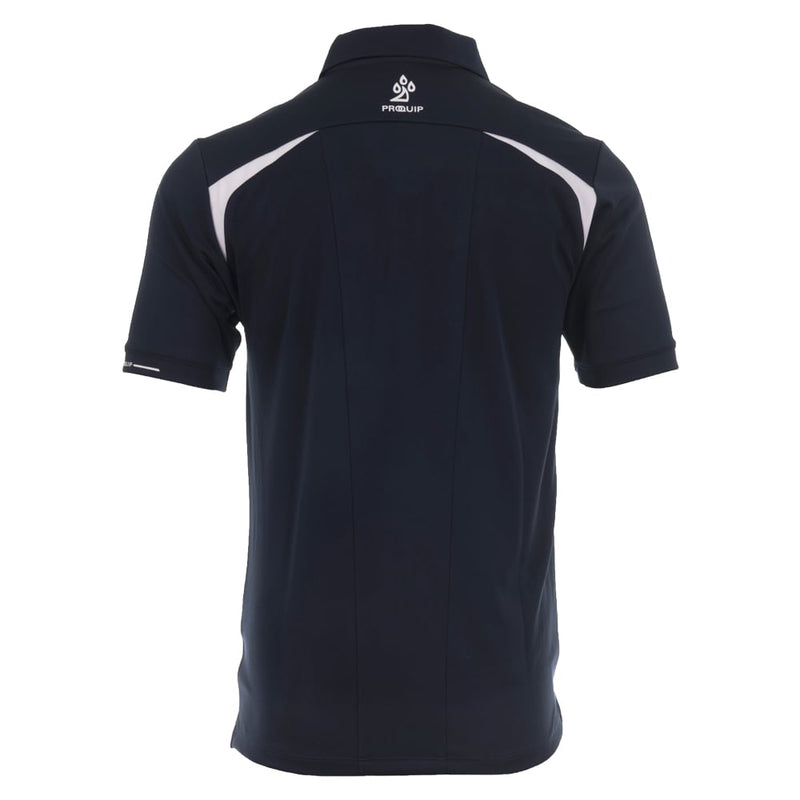 ProQuip Technical Panel Golf Polo Shirt - Navy