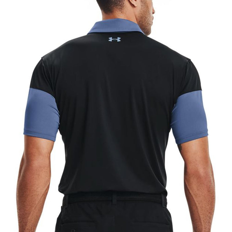 Under Armour T2G Blocked Polo - Mineral Blue/Black