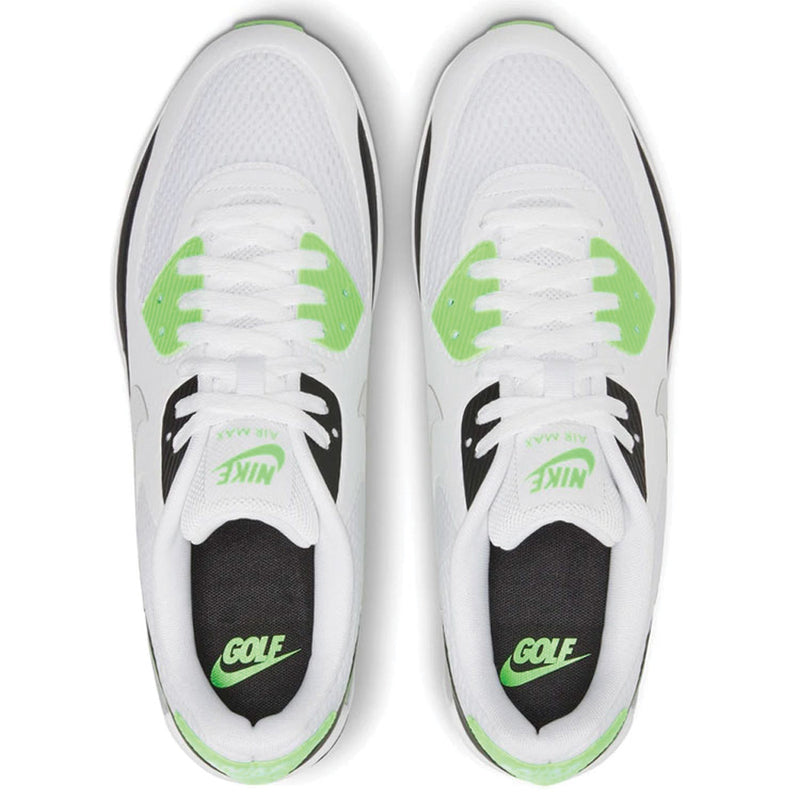 Nike Air Max 90G Spikeless Shoes - White/Black/Flash Lime