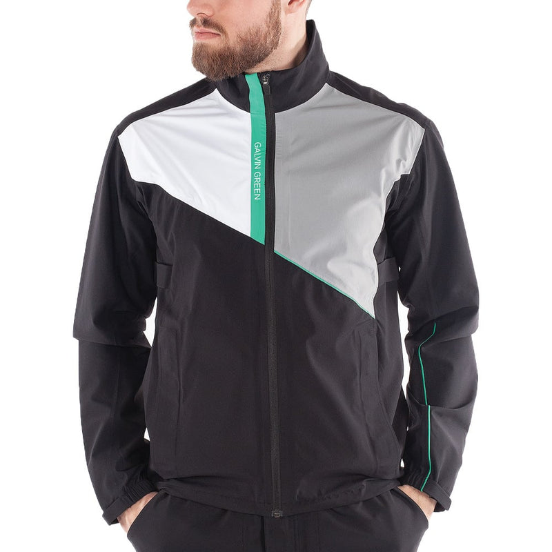 Galvin Green Apollo Waterproof Jacket - Black/White/Sharkskin