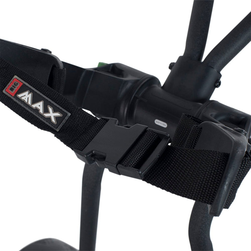 Big Max Autofold X 3-Wheel Push Trolley - Black