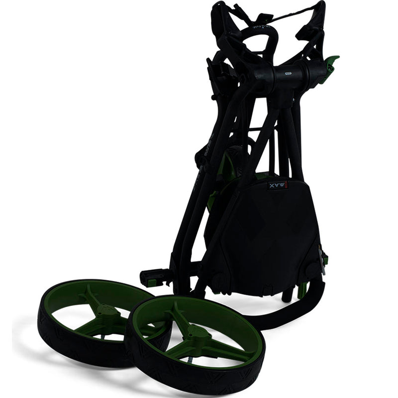 Big Max Autofold X 3-Wheel Push Trolley - Black