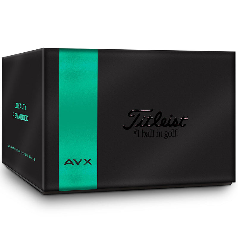 Titleist AVX Golf Balls - White - 4 for 3 Ltd Edition Loyalty Pack