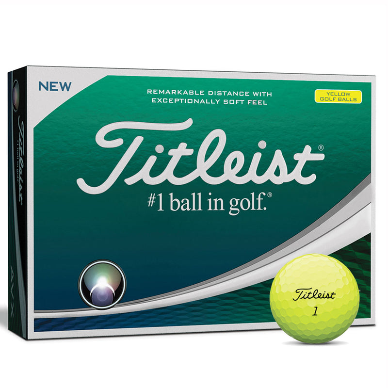 Titleist AVX Golf Balls Yellow 2019 - Double Dozen