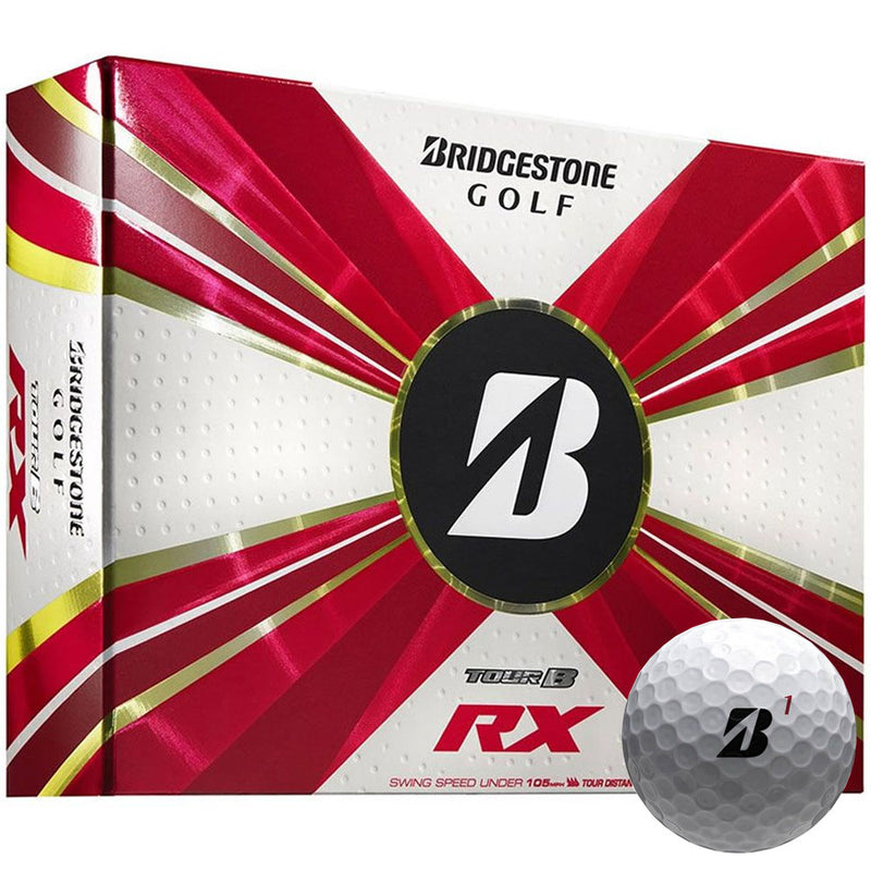 Bridgestone Tour B RX Golf Balls - White - 12 Pack