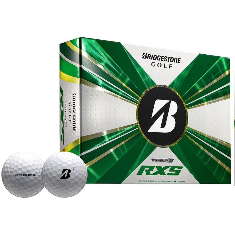 Bridgestone Tour B RXS Golf Balls - White - 12 Pack