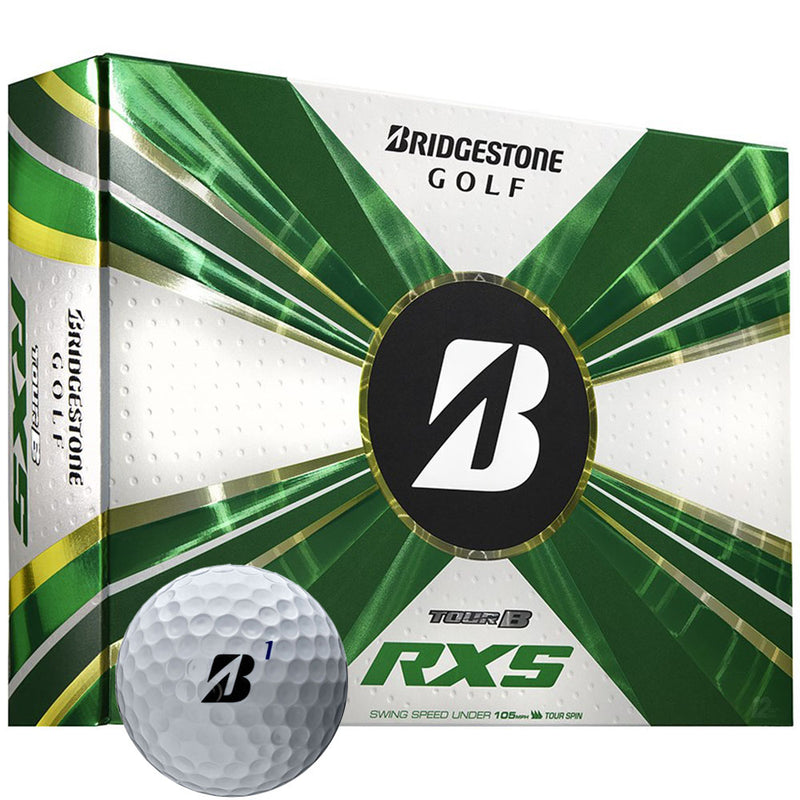 Bridgestone Tour B RXS Golf Balls - White - 12 Pack