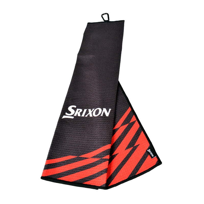 Srixon Tri-fold Golf Towel Bag - Black/Red