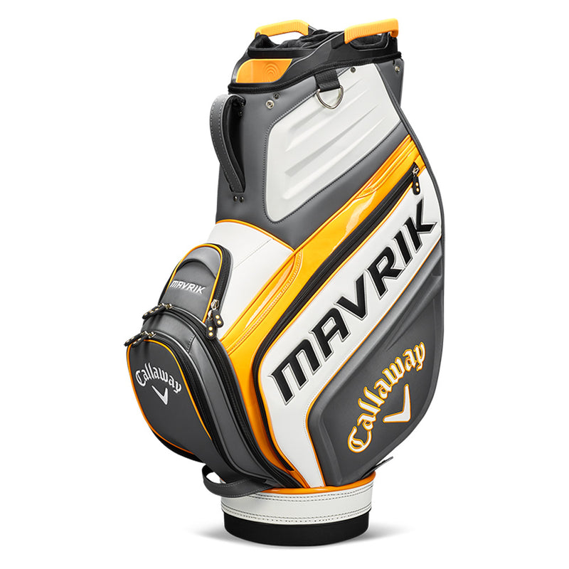 Callaway Mavrik Staff Cart Bag - Charcoal/White/Orange