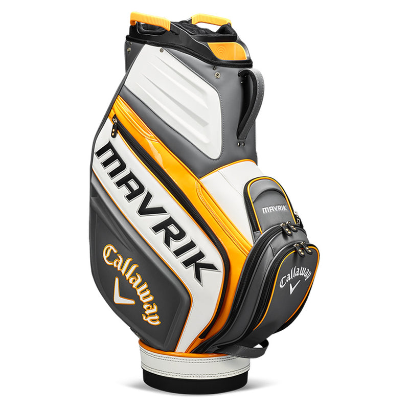 Callaway Mavrik Staff Cart Bag - Charcoal/White/Orange