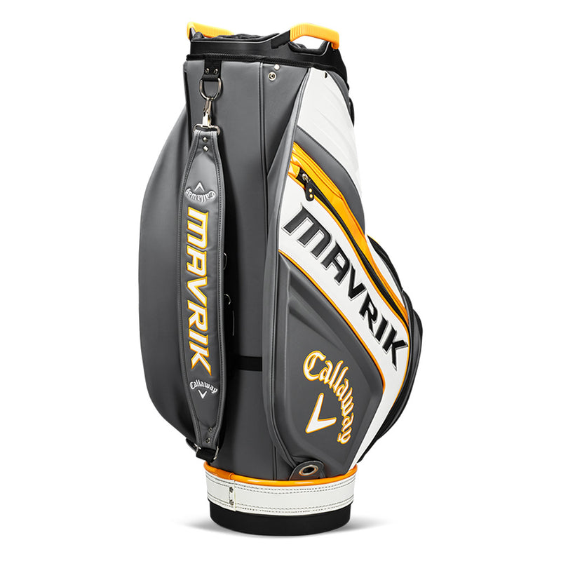 Callaway Mavrik Staff Cart Bag - Charcoal/White/Orange