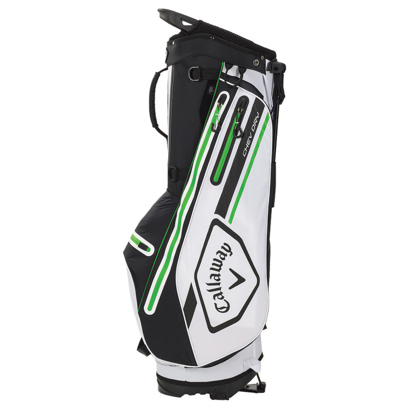 Callaway Chev Dry Waterproof Stand Bag - White/Black/Green