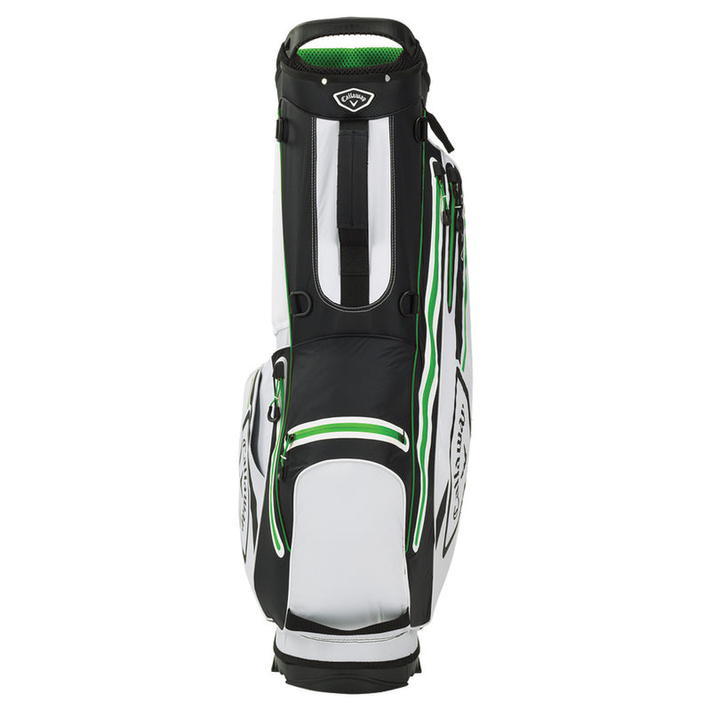 Callaway Chev Dry Waterproof Stand Bag - White/Black/Green