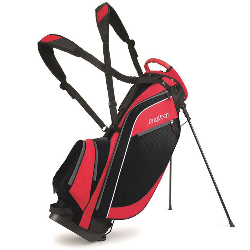 Bag Boy Superlite Stand Bag - Black/Red