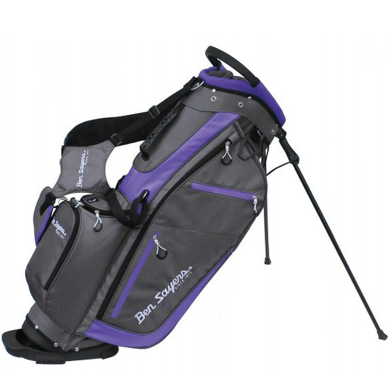 Ben Sayers XF Lite Stand Bag - Grey/Purple