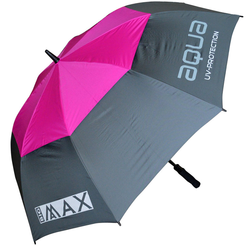 Big Max Aqua UV Umbrella - Charcoal/Fuschia