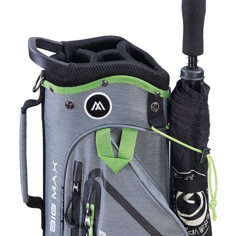 Big Max Dri Lite 7 Stand Bag - Storm/Silver/Lime