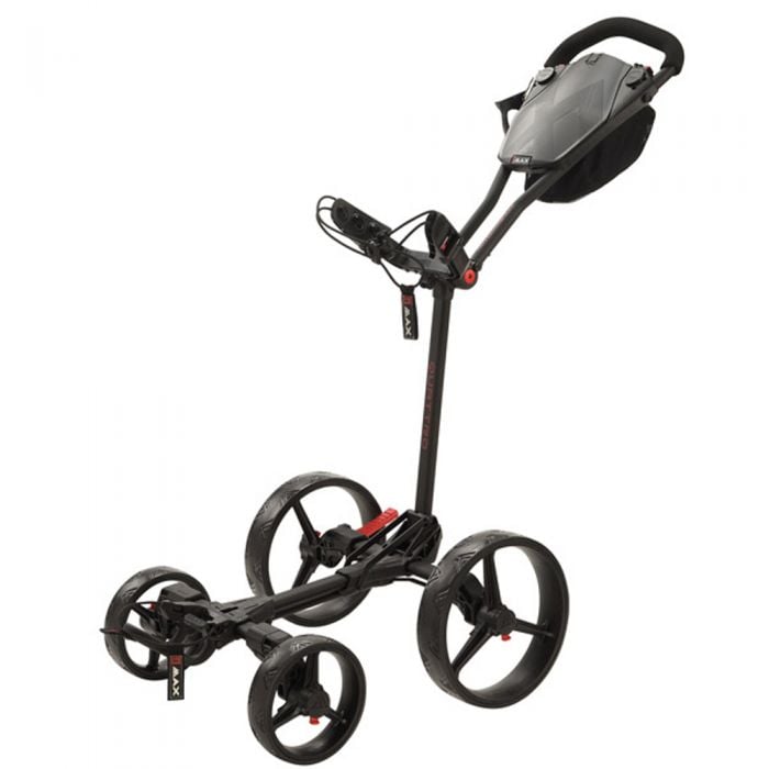 Big Max Blade Quattro 4-Wheel Push Trolley - Black