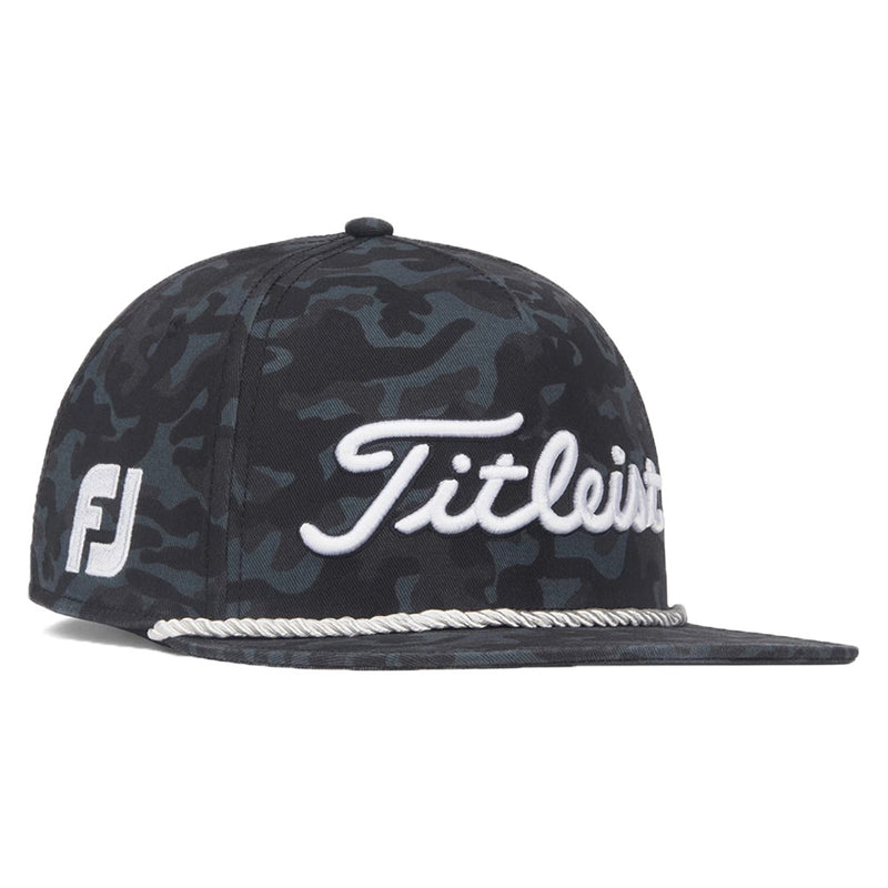 Titleist Tour Rope Flat Bill Cap - Black/Camo