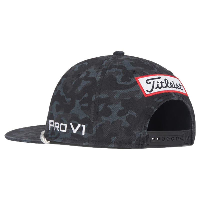 Titleist Tour Rope Flat Bill Cap - Black/Camo