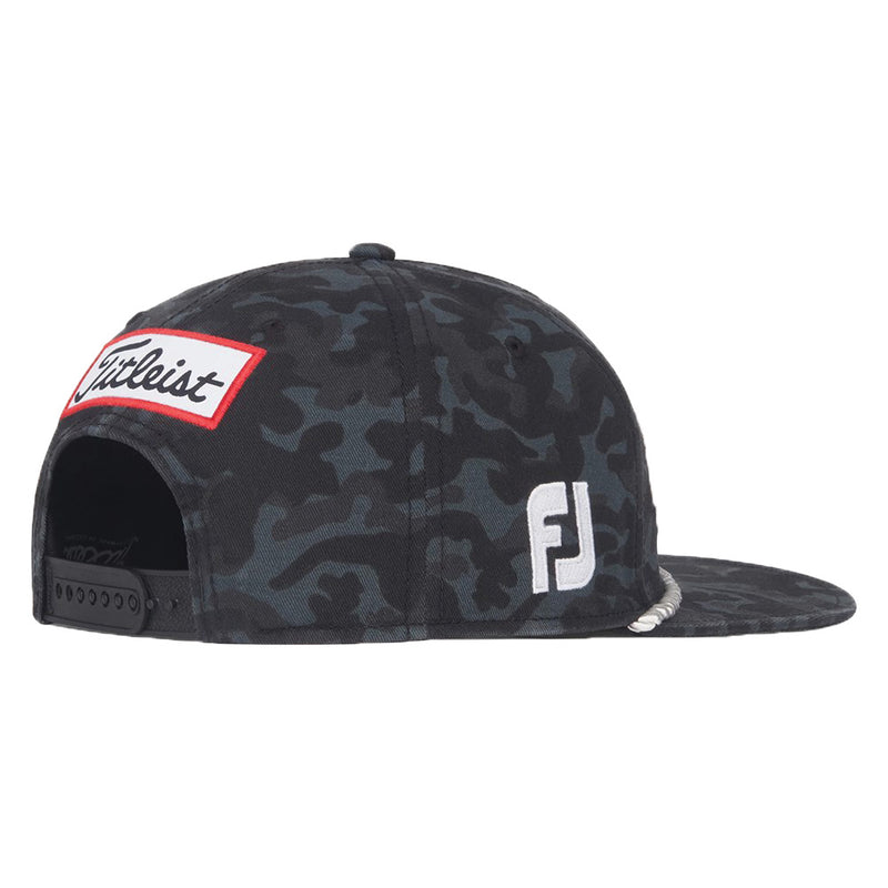 Titleist Tour Rope Flat Bill Cap - Black/Camo