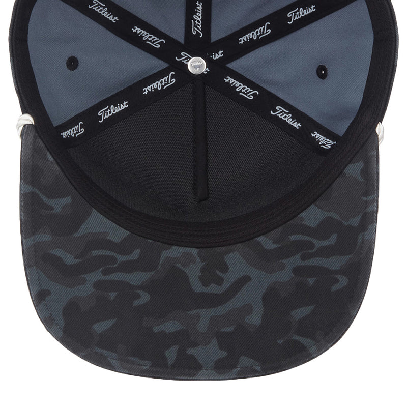 Titleist Tour Rope Flat Bill Cap - Black/Camo