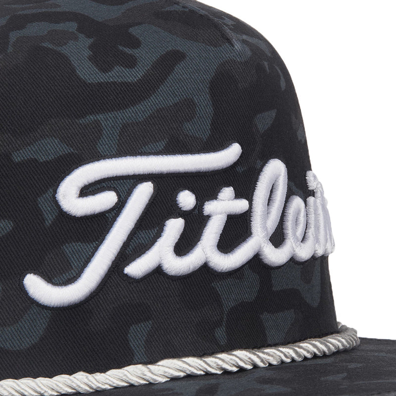 Titleist Tour Rope Flat Bill Cap - Black/Camo